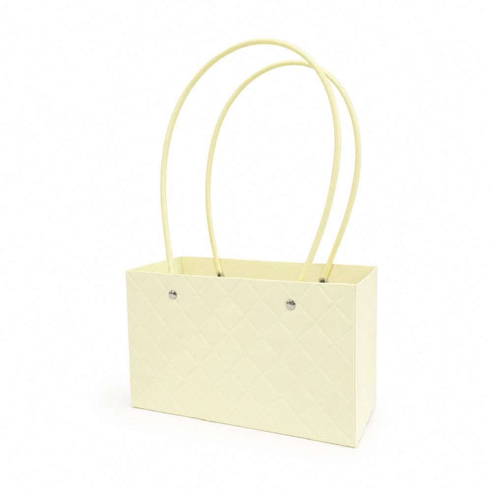 Embossed Rectangle Plain Waterproof Cardboard Paper Bag - Image 4