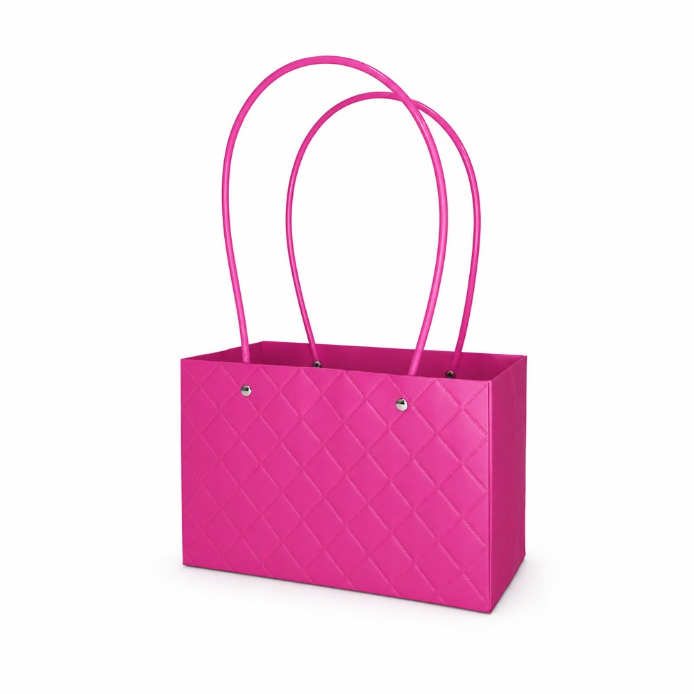 Embossed Rectangle Plain Waterproof Cardboard Paper Bag - Image 5