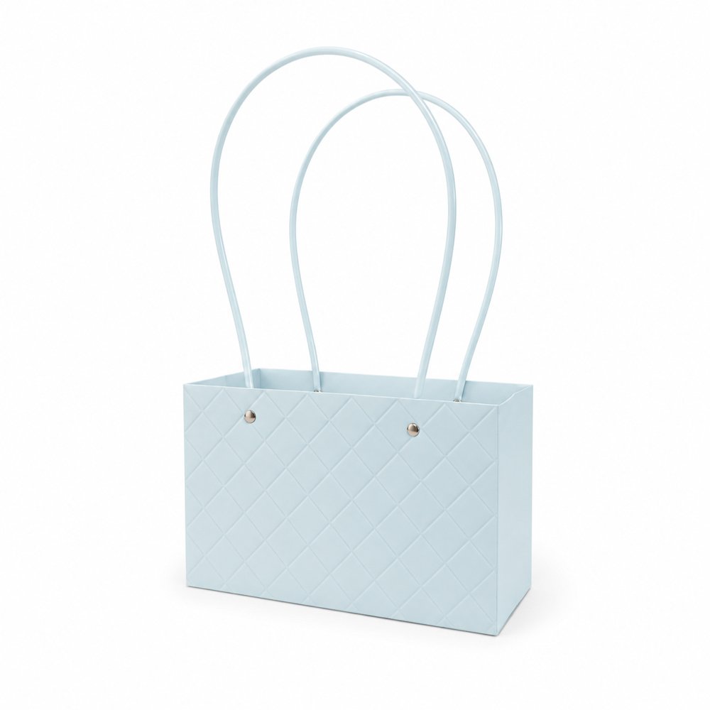 Embossed Rectangle Plain Waterproof Cardboard Paper Bag - Image 7