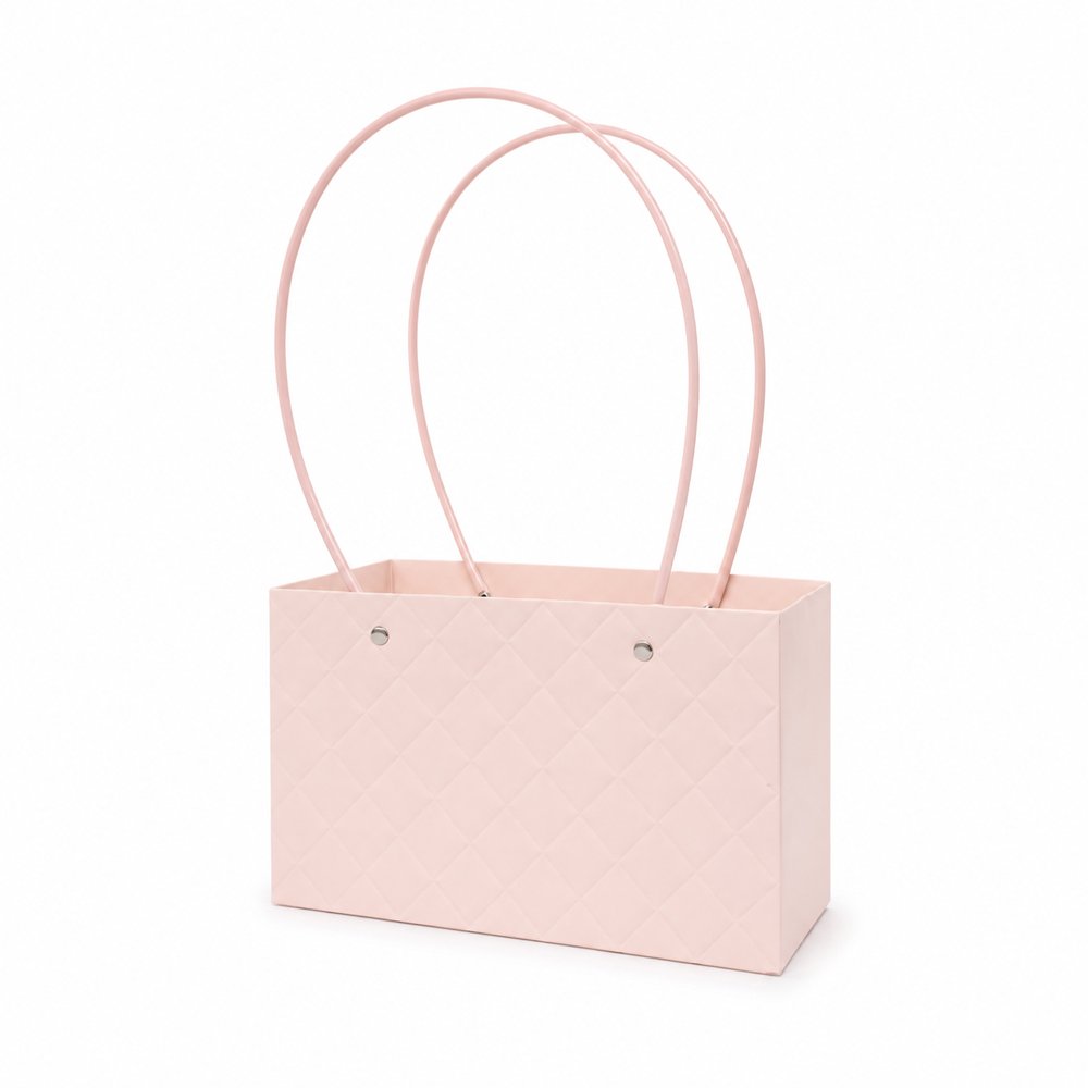 Embossed Rectangle Plain Waterproof Cardboard Paper Bag