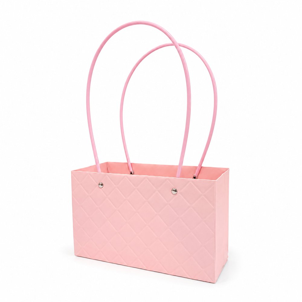 Embossed Rectangle Plain Waterproof Cardboard Paper Bag - Image 8