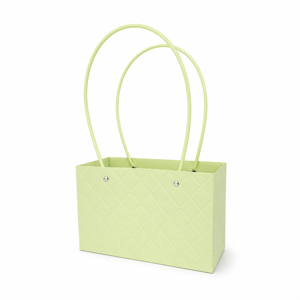 Embossed Rectangle Plain Waterproof Cardboard Paper Bag - Image 10