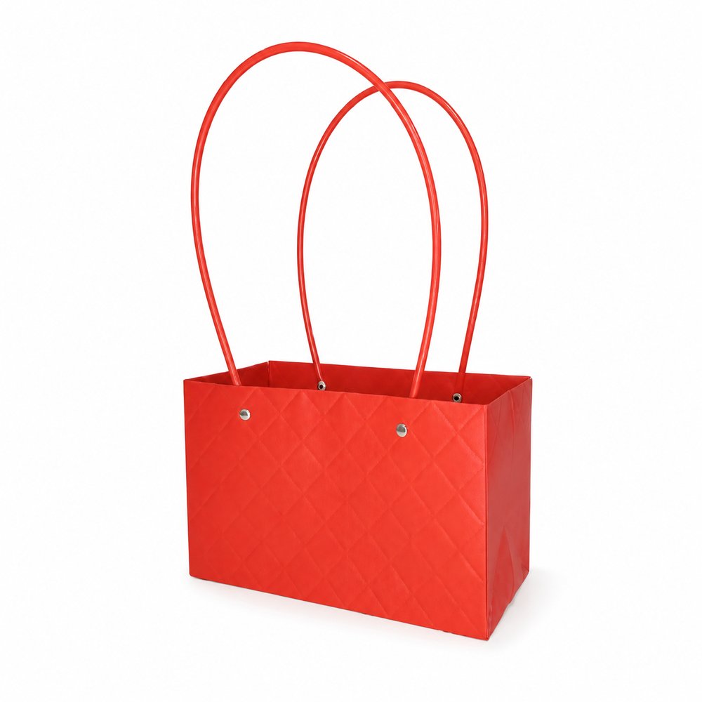 Embossed Rectangle Plain Waterproof Cardboard Paper Bag - Image 11
