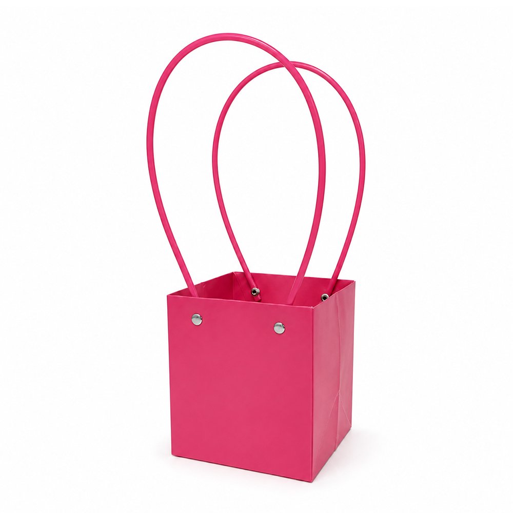 Square Plain Waterproof Cardboard Paper Bag - Image 2