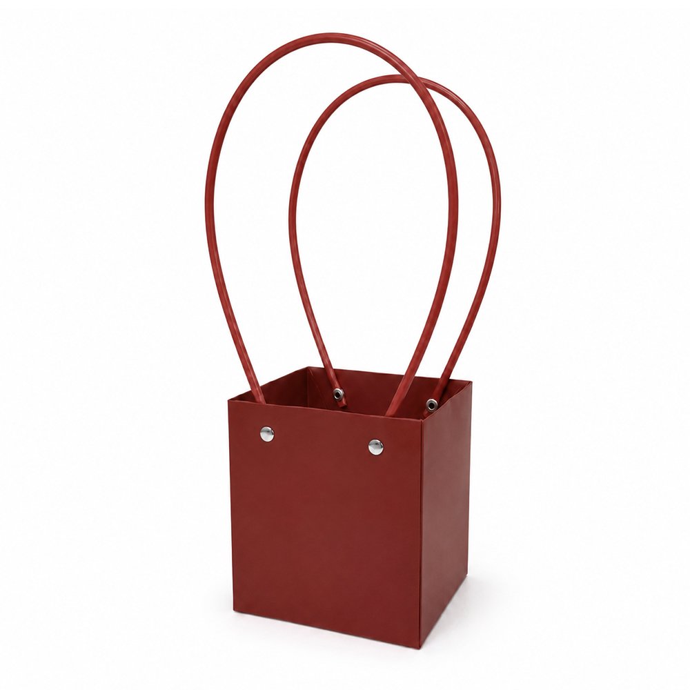 Square Plain Waterproof Cardboard Paper Bag - Image 4