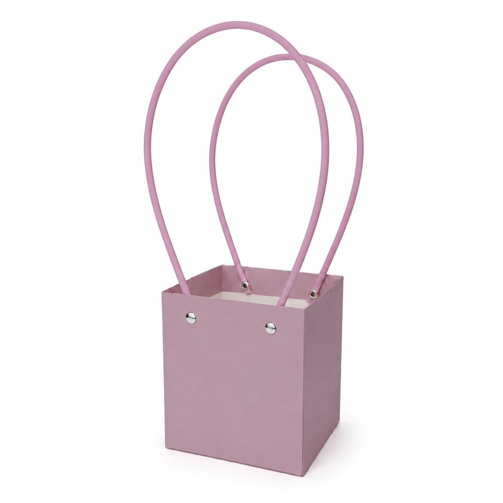 Square Plain Waterproof Cardboard Paper Bag