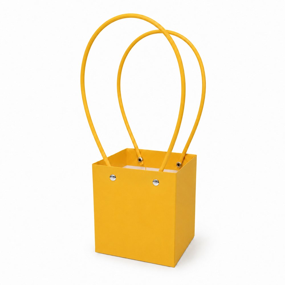 Square Plain Waterproof Cardboard Paper Bag - Image 7
