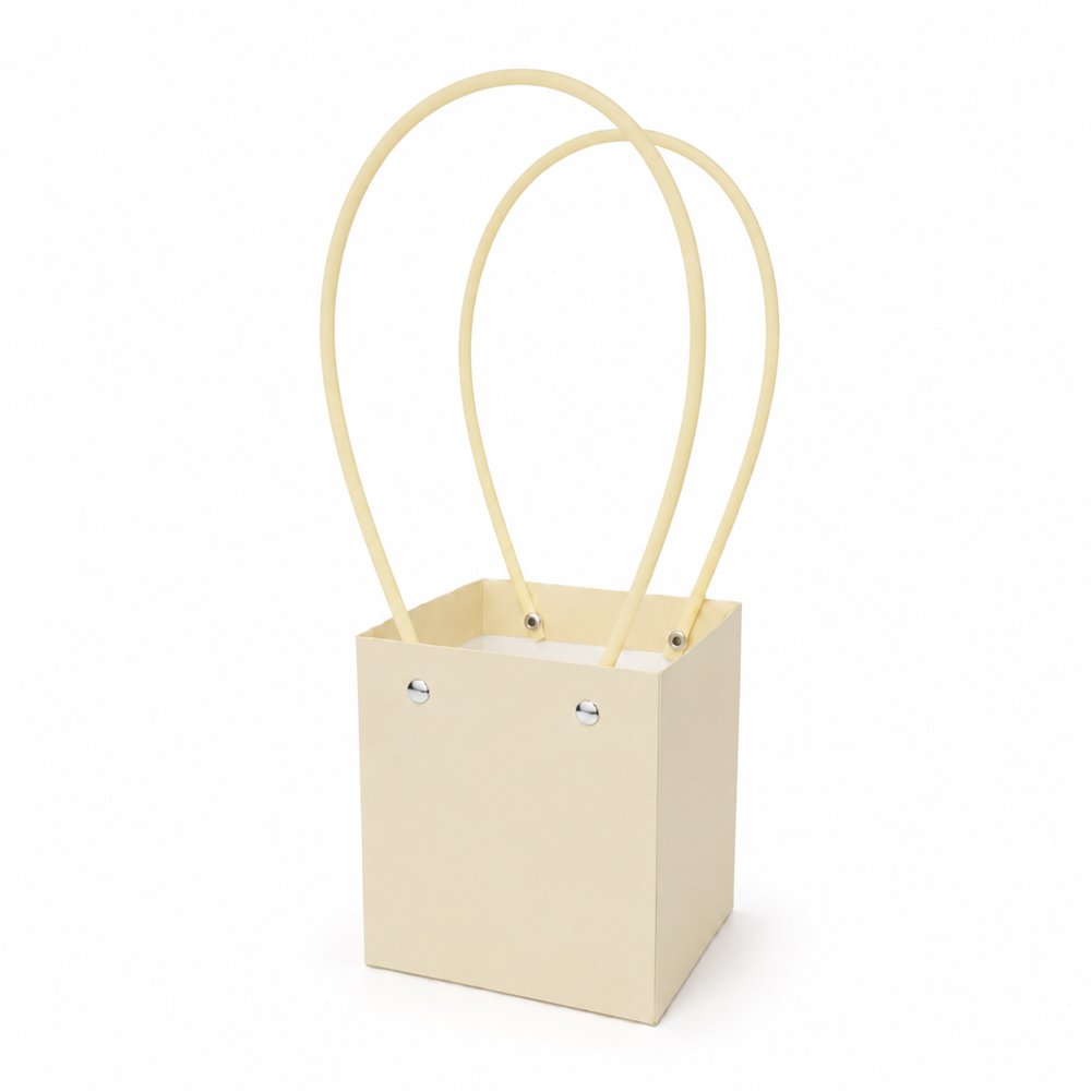 Square Plain Waterproof Cardboard Paper Bag - Image 8