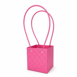 Embossed Square Plain Waterproof Cardboard Paper Bag