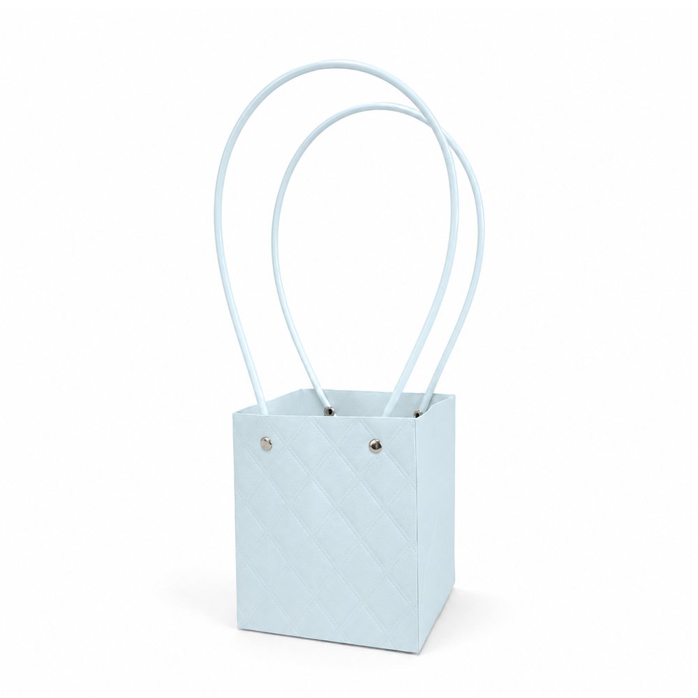 Embossed Square Plain Waterproof Cardboard Paper Bag - Image 8