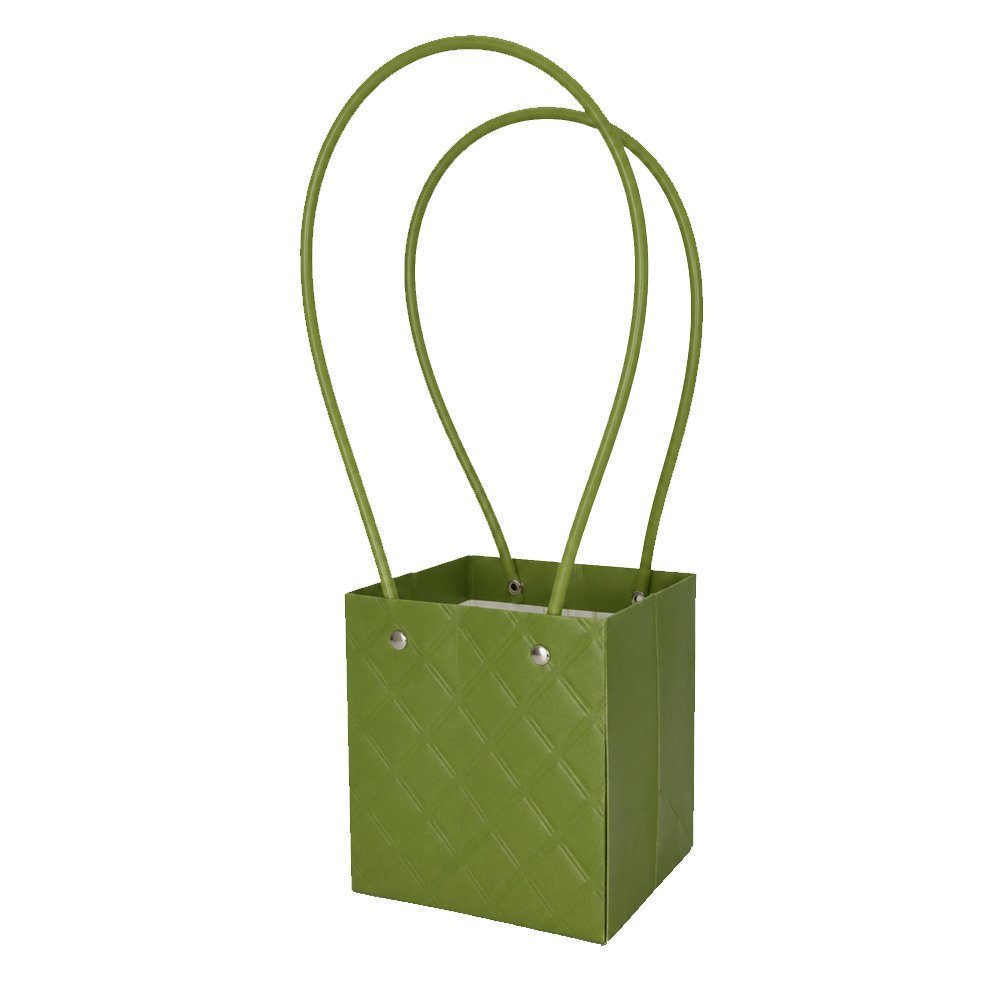 Embossed Square Plain Waterproof Cardboard Paper Bag - Image 11