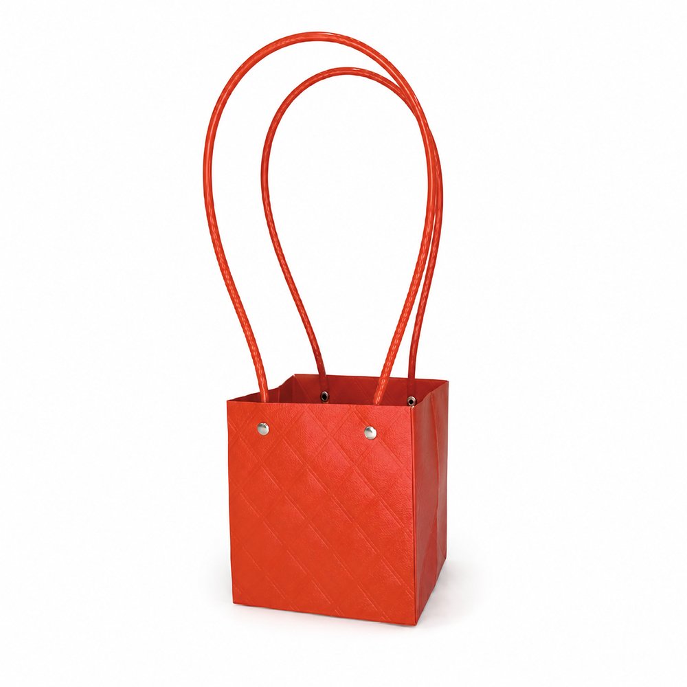 Embossed Square Plain Waterproof Cardboard Paper Bag - Image 13