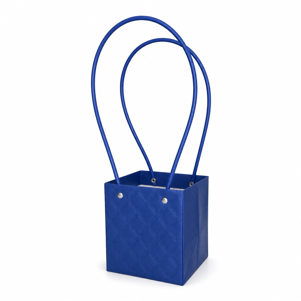 Embossed Square Plain Waterproof Cardboard Paper Bag - Image 14