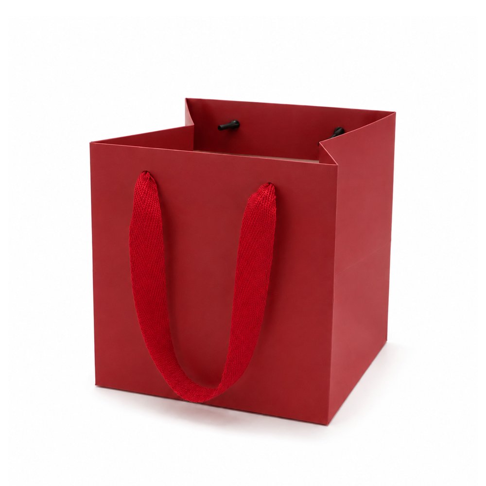 Square Cardboard Paper Bag - Image 3