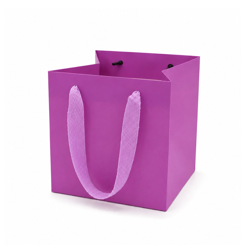 Square Cardboard Paper Bag - Image 4