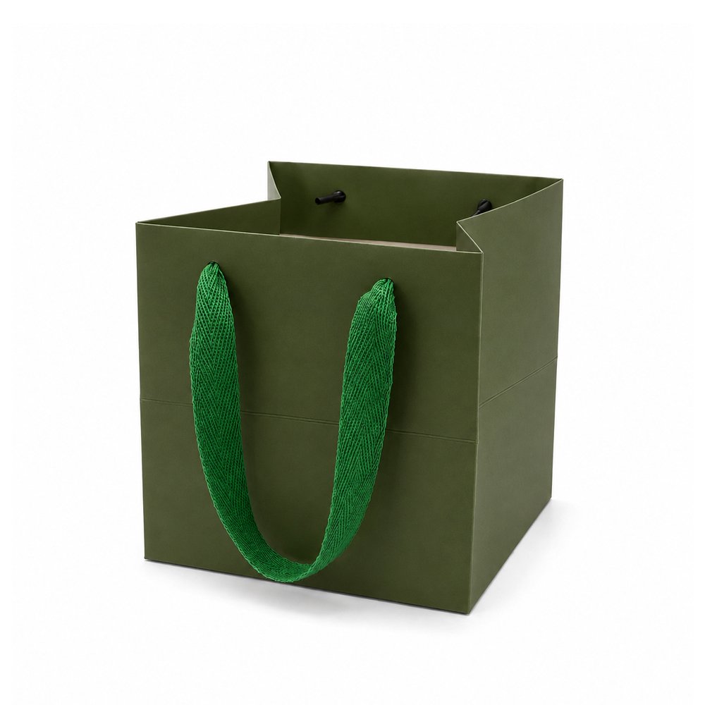 Square Cardboard Paper Bag - Image 5