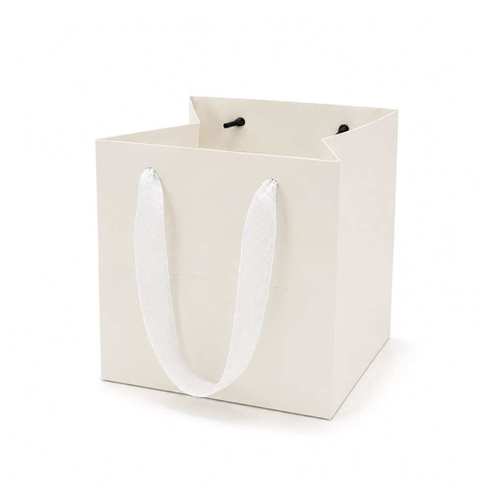 Square Cardboard Paper Bag - Image 9
