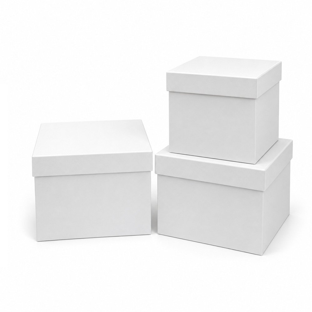 Set of 3 Square Flower Boxes - Image 4