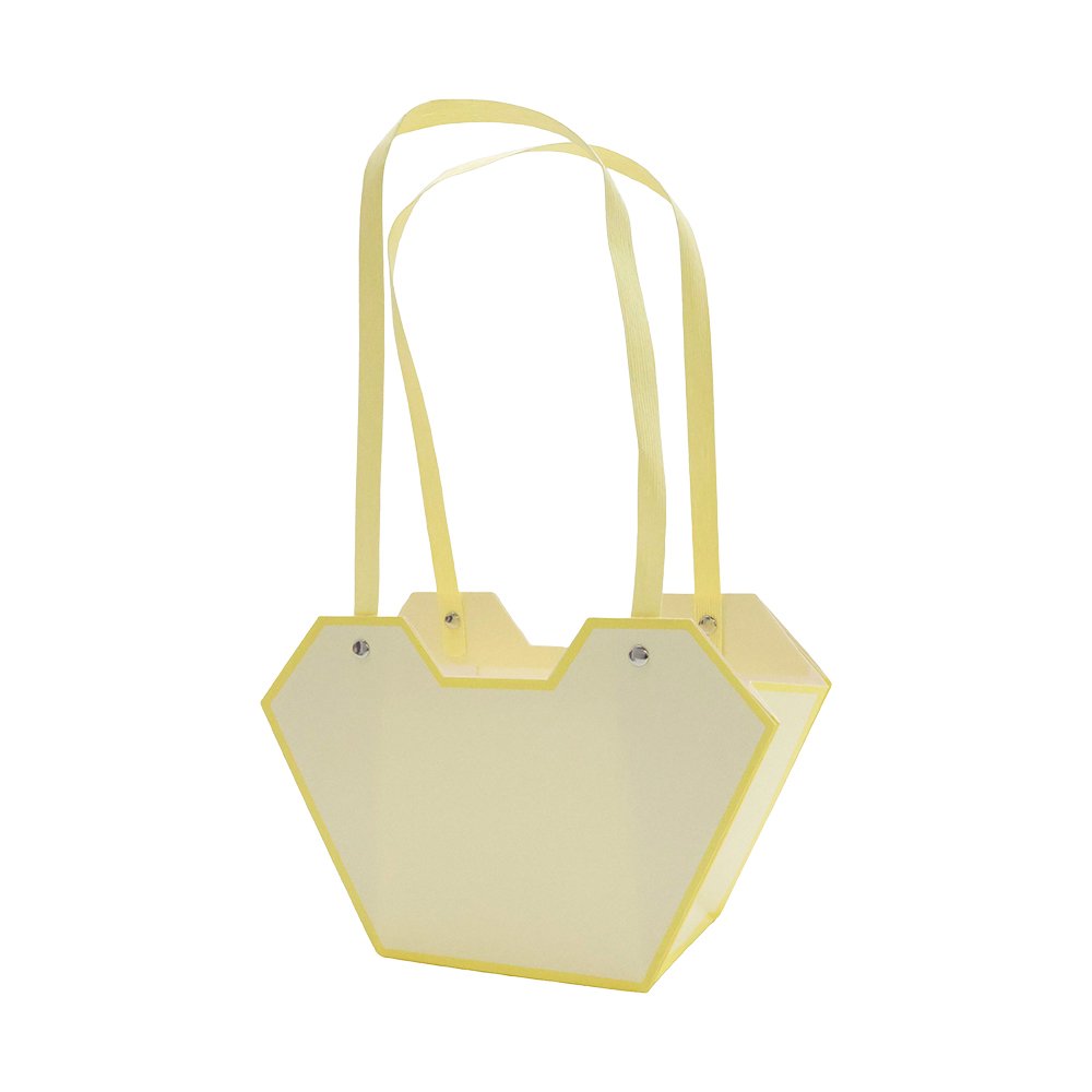 Christmas Waterproof Cardboard Flower Bag with Paper Handles - Image 4