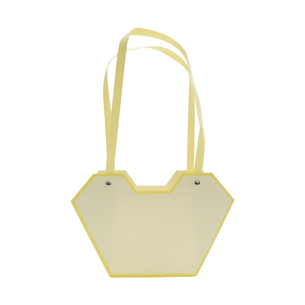 Christmas Waterproof Cardboard Flower Bag with Paper Handles - Image 3