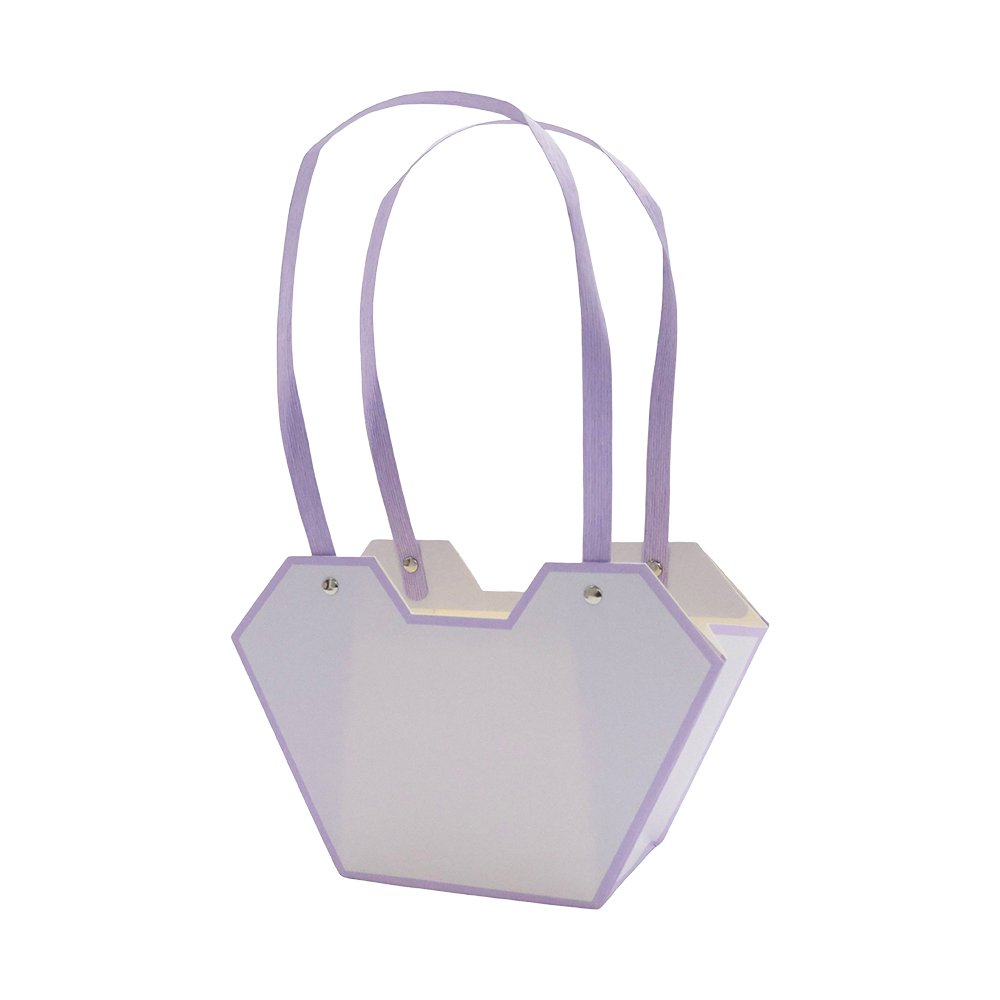 Christmas Waterproof Cardboard Flower Bag with Paper Handles - Image 10