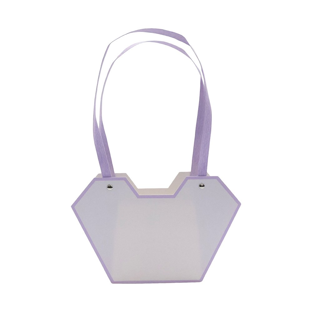 Christmas Waterproof Cardboard Flower Bag with Paper Handles - Image 9