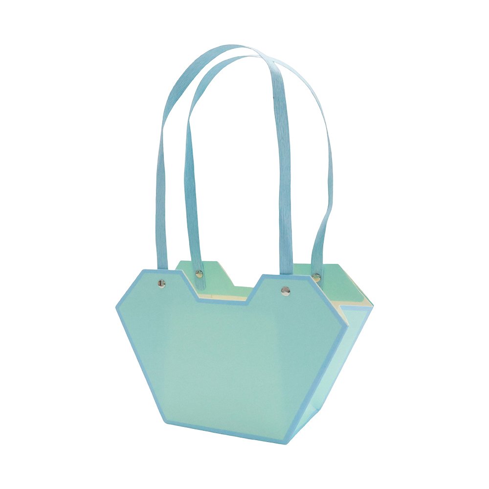 Christmas Waterproof Cardboard Flower Bag with Paper Handles - Image 8