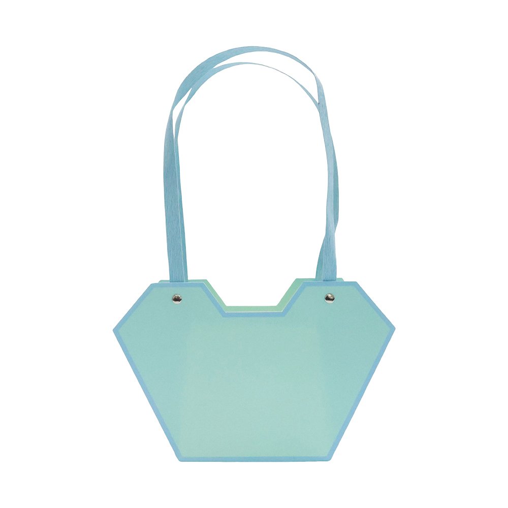 Christmas Waterproof Cardboard Flower Bag with Paper Handles - Image 7