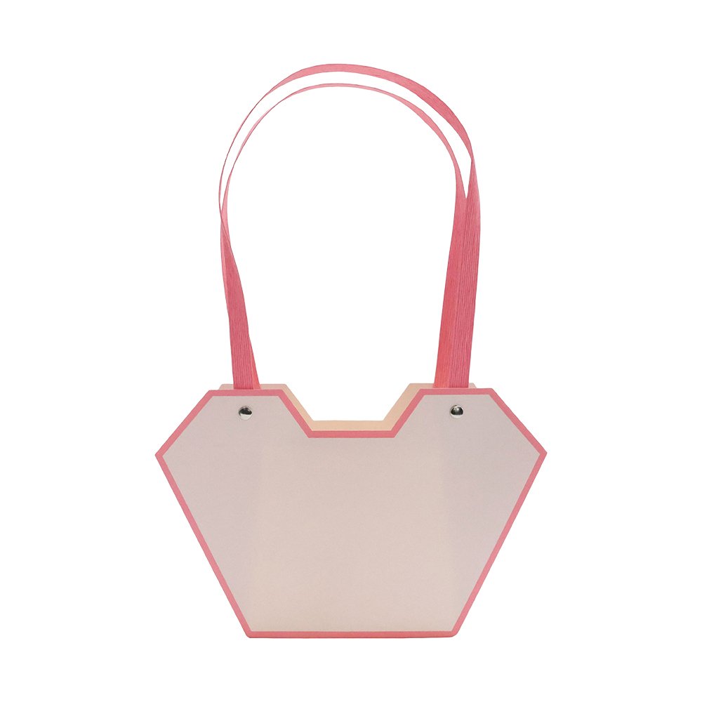 Christmas Waterproof Cardboard Flower Bag with Paper Handles - Image 5