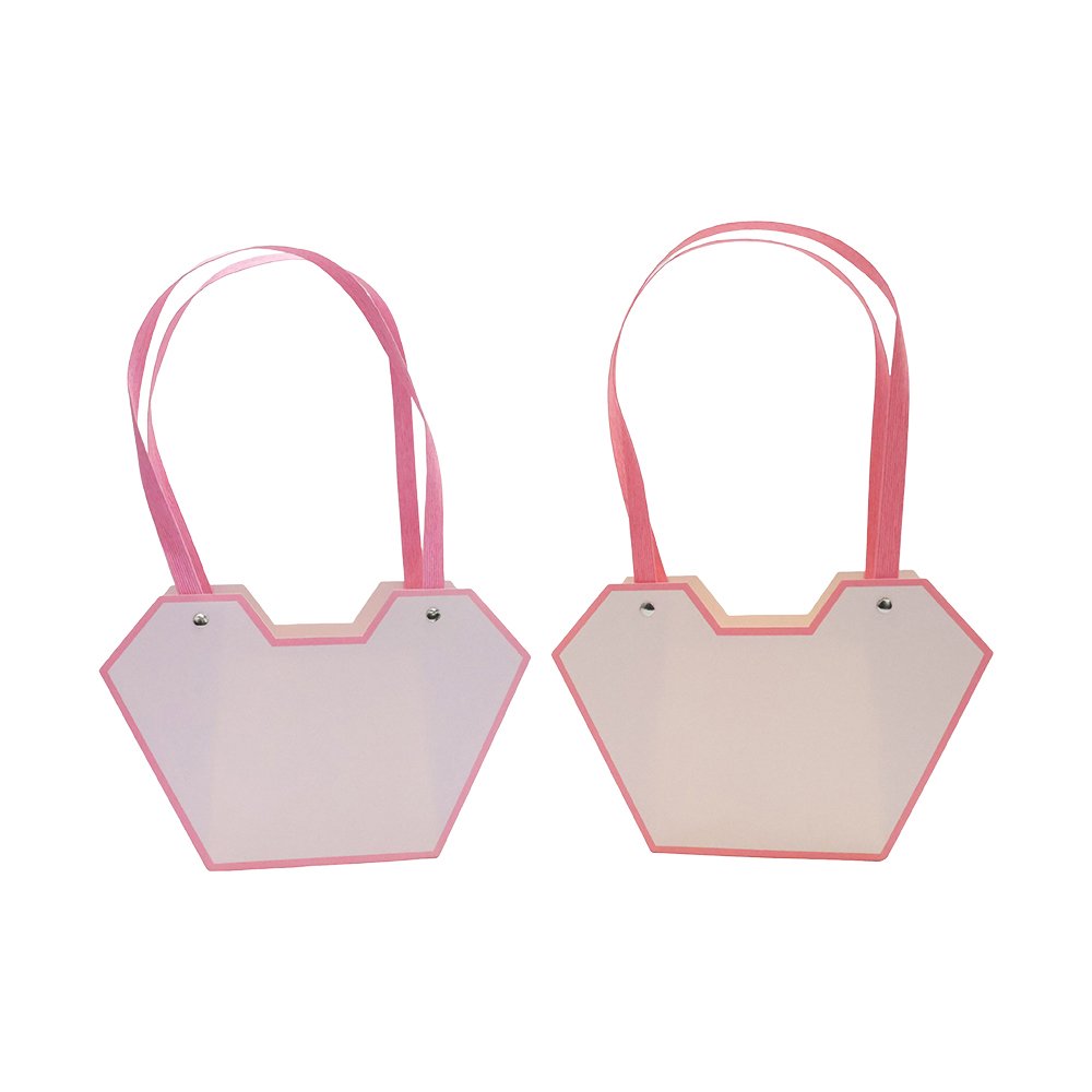 Christmas Waterproof Cardboard Flower Bag with Paper Handles - Image 13