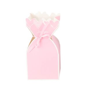 Scalloped-Edge Cardboard Flower Bag with an Inner PE Bag