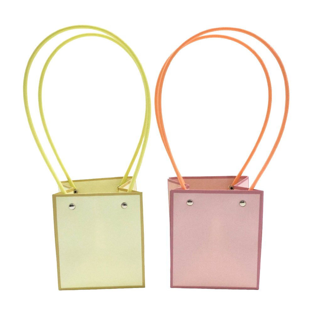 Waterproof Square Cardboard Flower Bag with Translucent Panels - Image 5