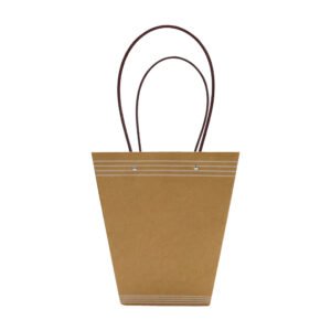 Natural-Look Waterproof T-Shaped Cardboard Flower Bag