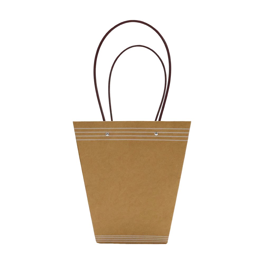 Natural-Look Waterproof T-Shaped Cardboard Flower Bag