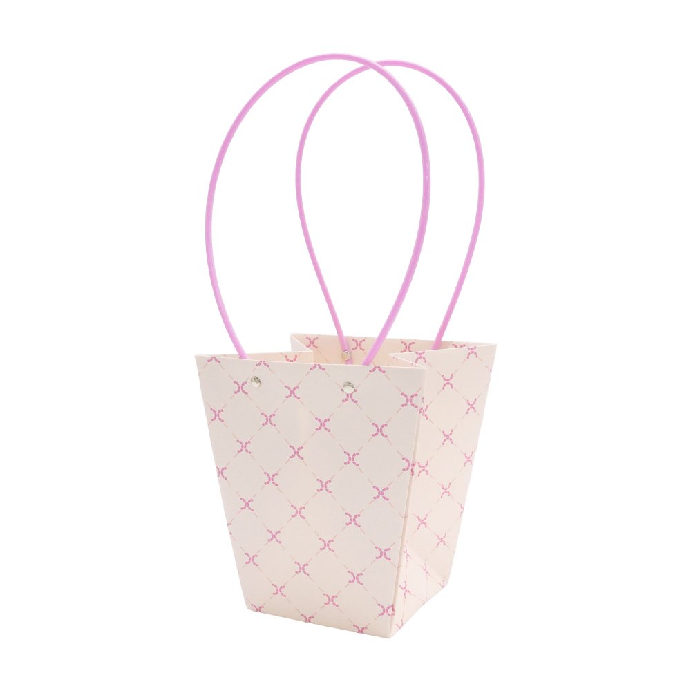 X-Print Waterproof T-Shaped Cardboard Flower Bag - Image 2