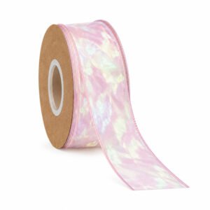 Iridescent Organza Ribbon - 4 cm Wide, 10Y per Roll