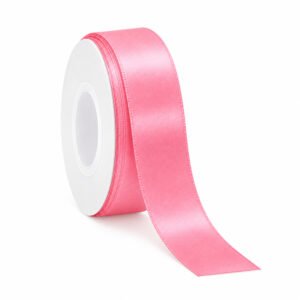 Single-Face Satin Ribbon - 2.5 cm Wide, 100Y per Roll