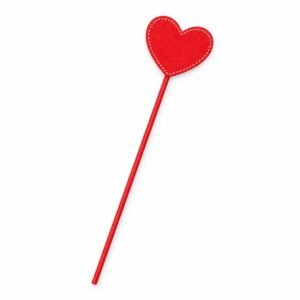 Felt Wooden Heart Picks - 7 × 33.5 cm