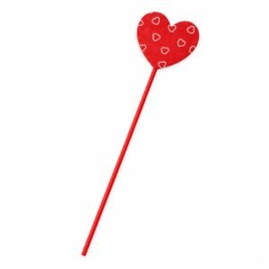 Printed Wooden Heart Picks - 7 × 33.5 cm